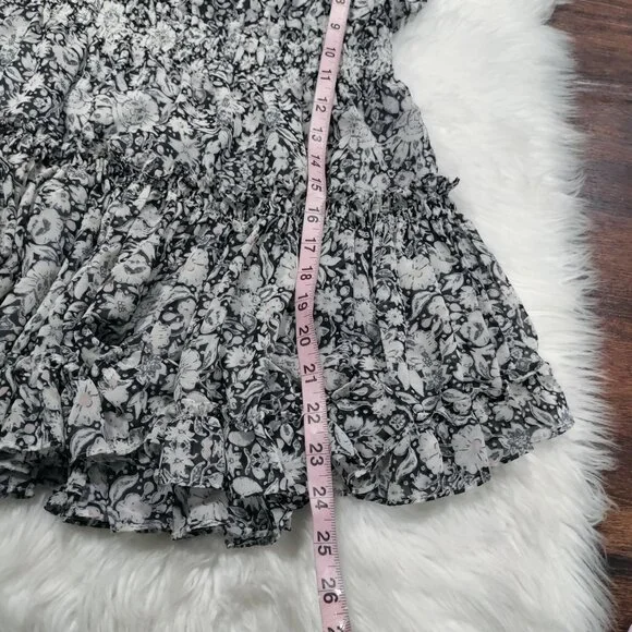 Misa Los Angeles Josephine Floral One-Shoulder Ruffle Mini Dress Size Small - Picture 12 of 14